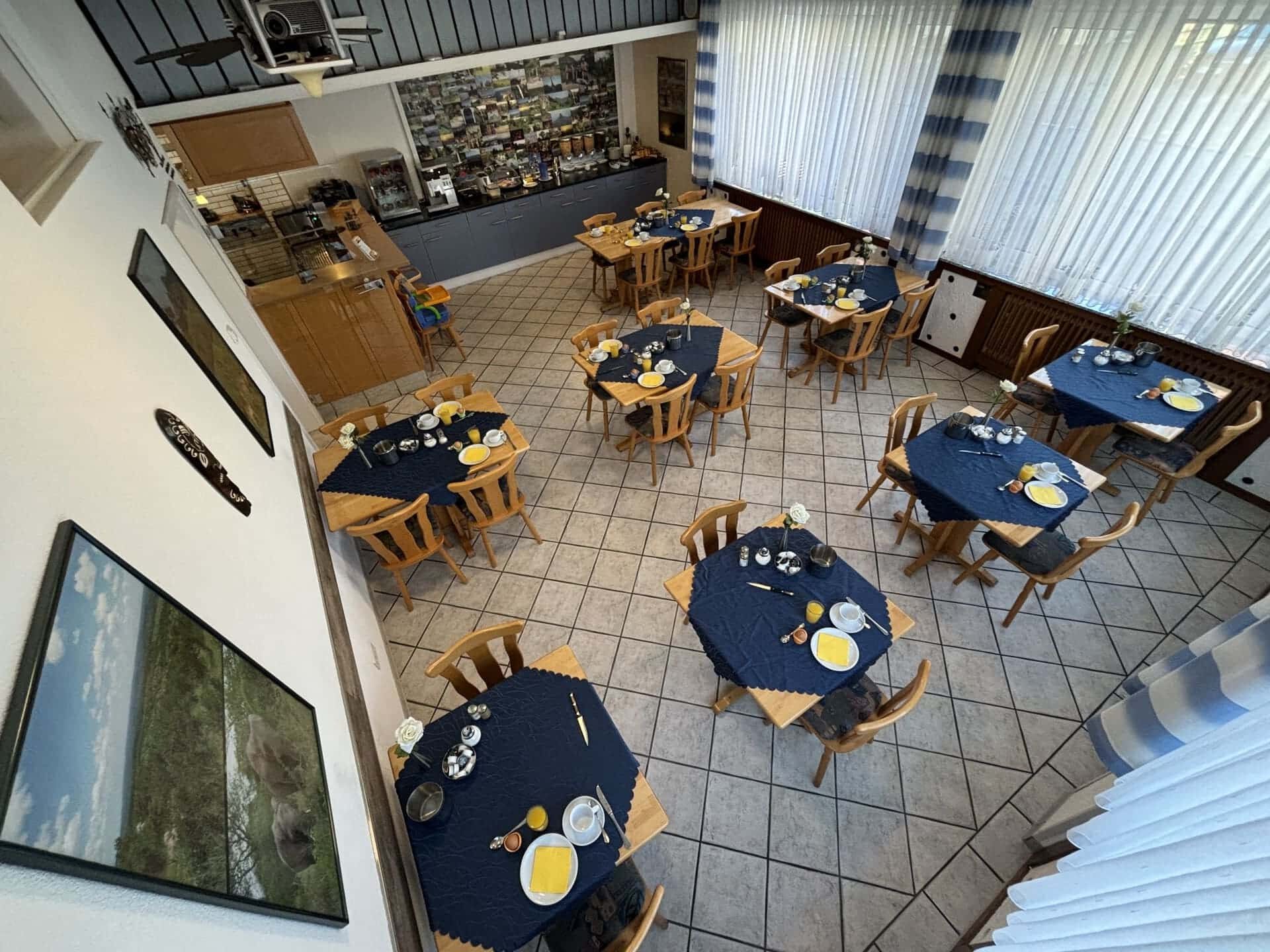hotel sonnen Frühstücksbüffet raum